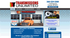 Desktop Screenshot of centraliatransmissions.com