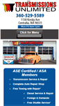 Mobile Screenshot of centraliatransmissions.com